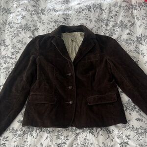 LLBean Brown Corduroy Women's Jacket